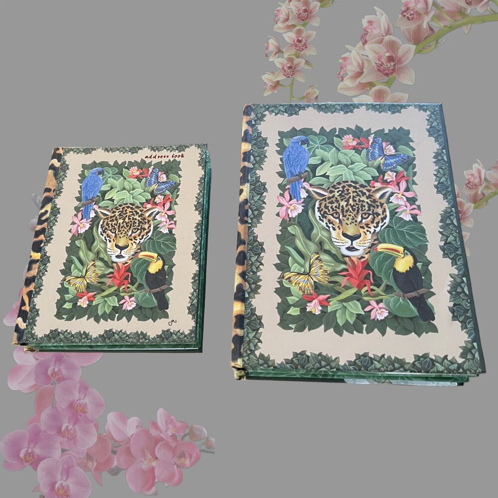 2 Piece 2003 Jungle Animals Journal and Address Book